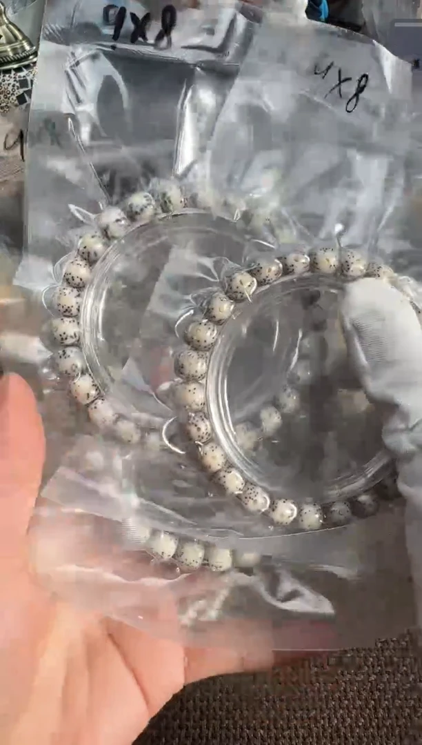 手串星月菩提大眼灰（9*8）3027