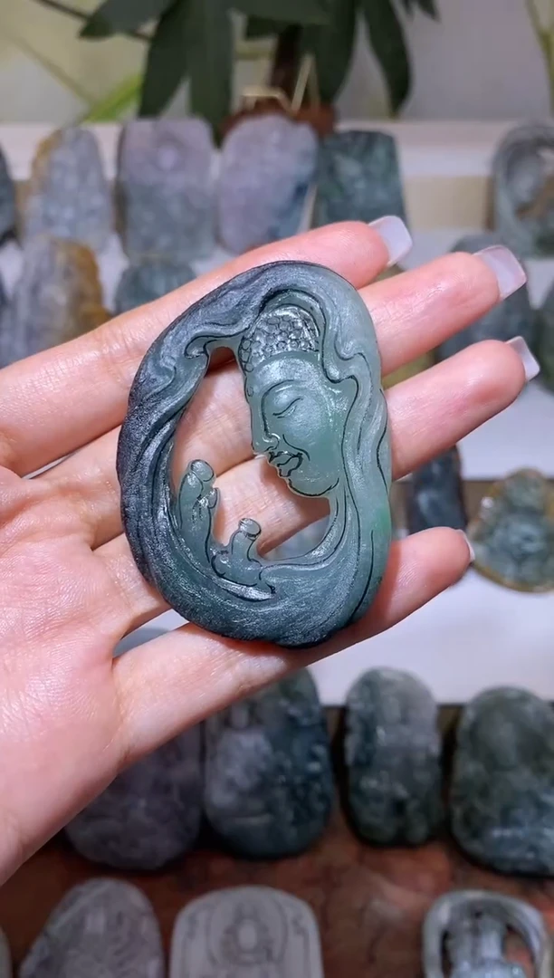 未镶嵌定制翡翠爷*定制翡翠
