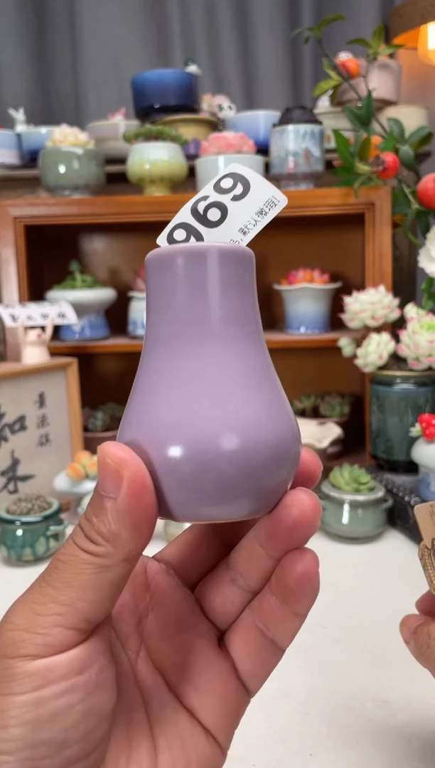 瓷片969知木小芳花盆
