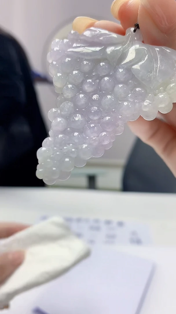 【闪购商品】定制翡翠未镶嵌4852DD-毛货挂件192