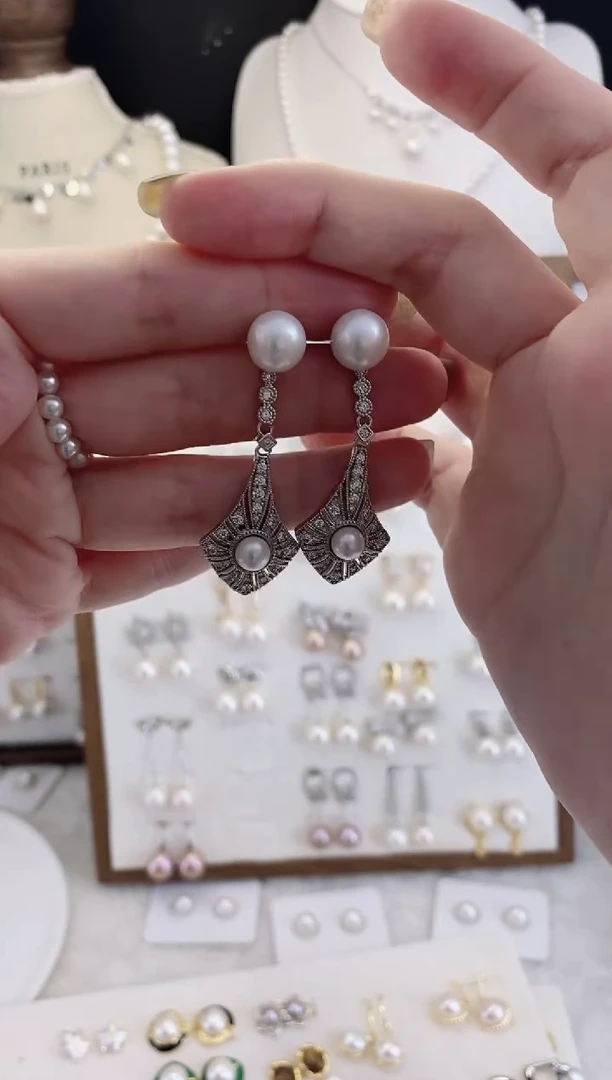 合金耳饰淡水珍珠00033圆珠默认微瑕