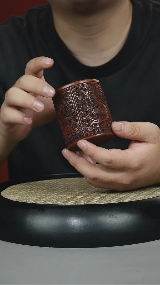 茶壶紫砂鸡血大红袍 闻香杯