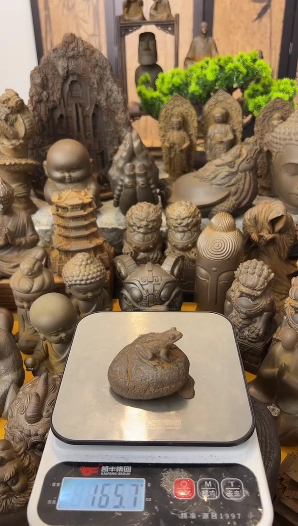 铁国潮家居创意摆件-青蛙