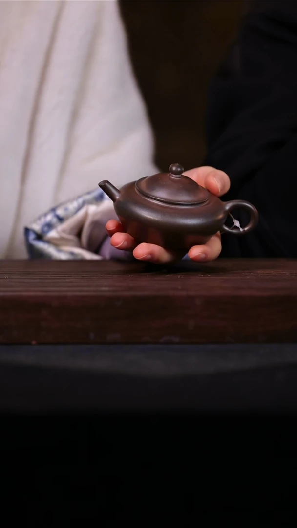 茶壶紫砂前墅龙窑 扁舟 100cc