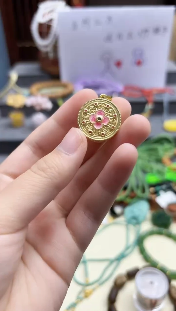 颈饰18K金18K金吊坠MY赠链