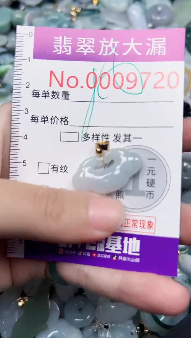 颈饰未镶嵌翡翠9720