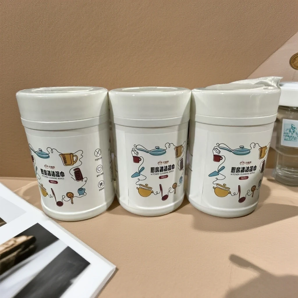 厨房湿巾纸抽取式一次性