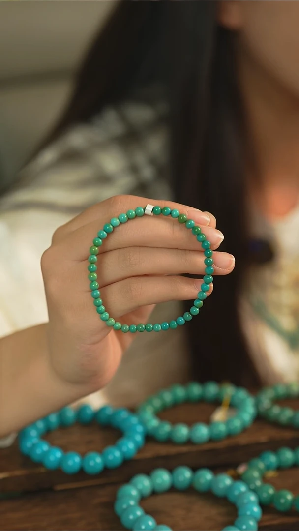 未镶嵌绿松石手串多样性发一