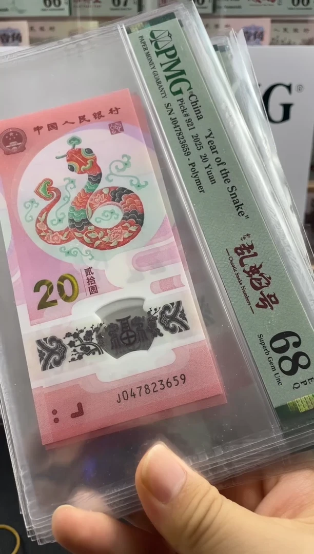 塑料蛇钞单张68分如意乱龙号