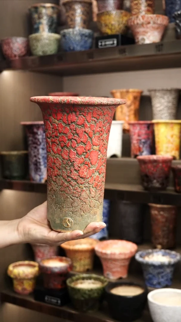 立*峰泰国进口手工花盆个性创意花盆