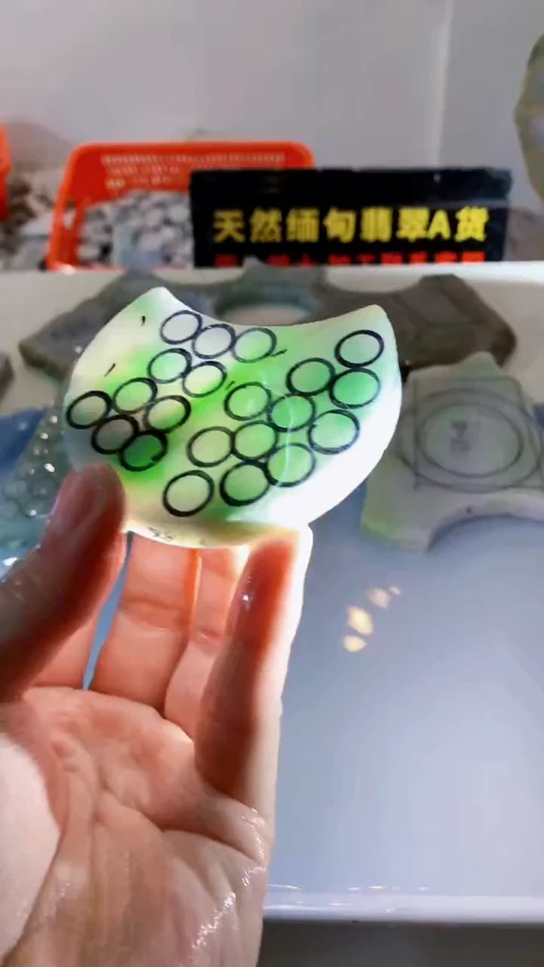颈饰未镶嵌翡翠缅甸A货翡翠841