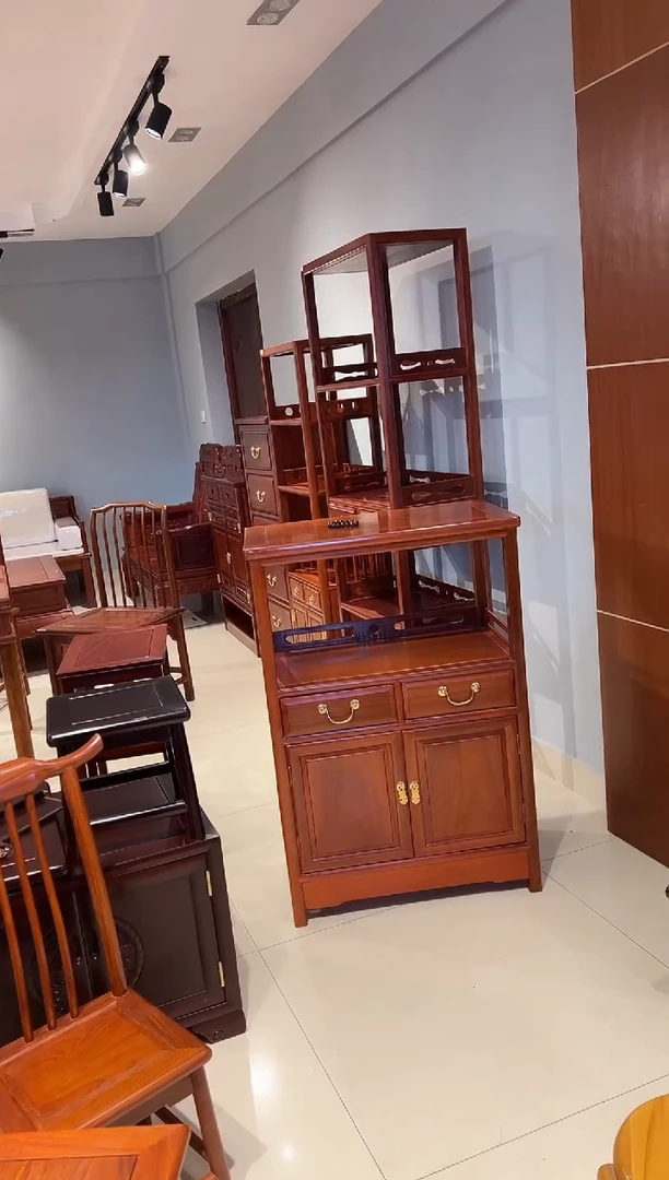 花梨木类成套家具魑**魉70茶水柜带个手串