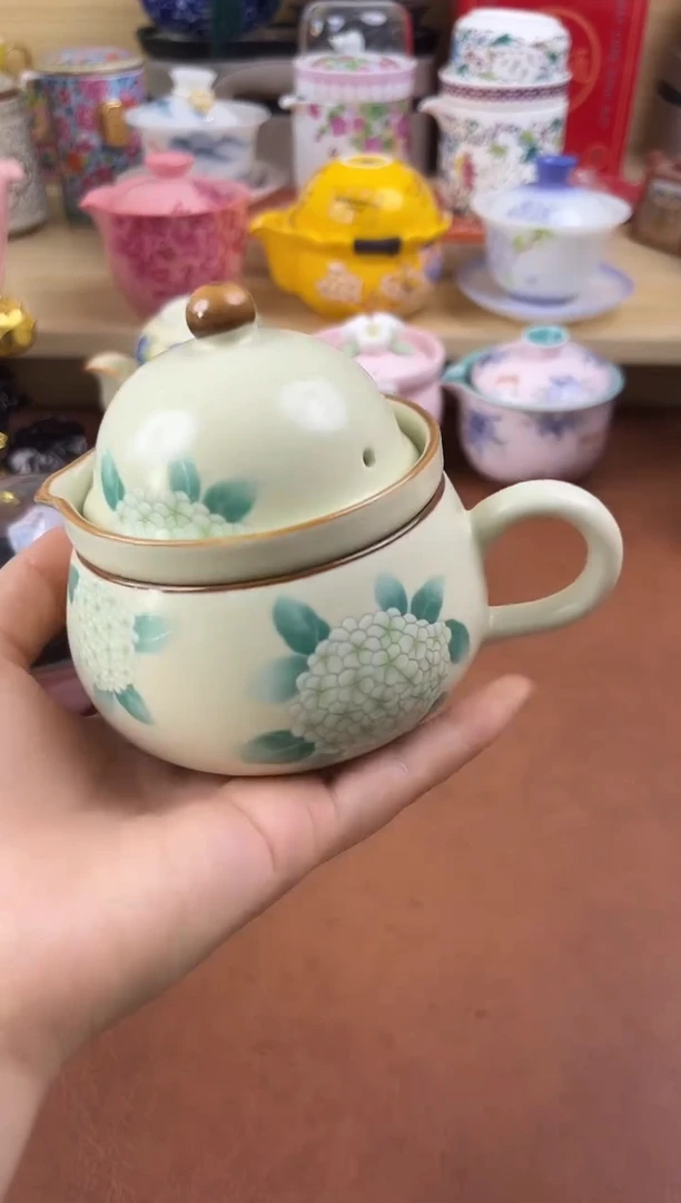 陶陶瓷茶具摆件旅行套组