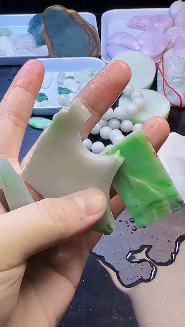 颈饰未镶嵌翡翠020天然A货翡翠