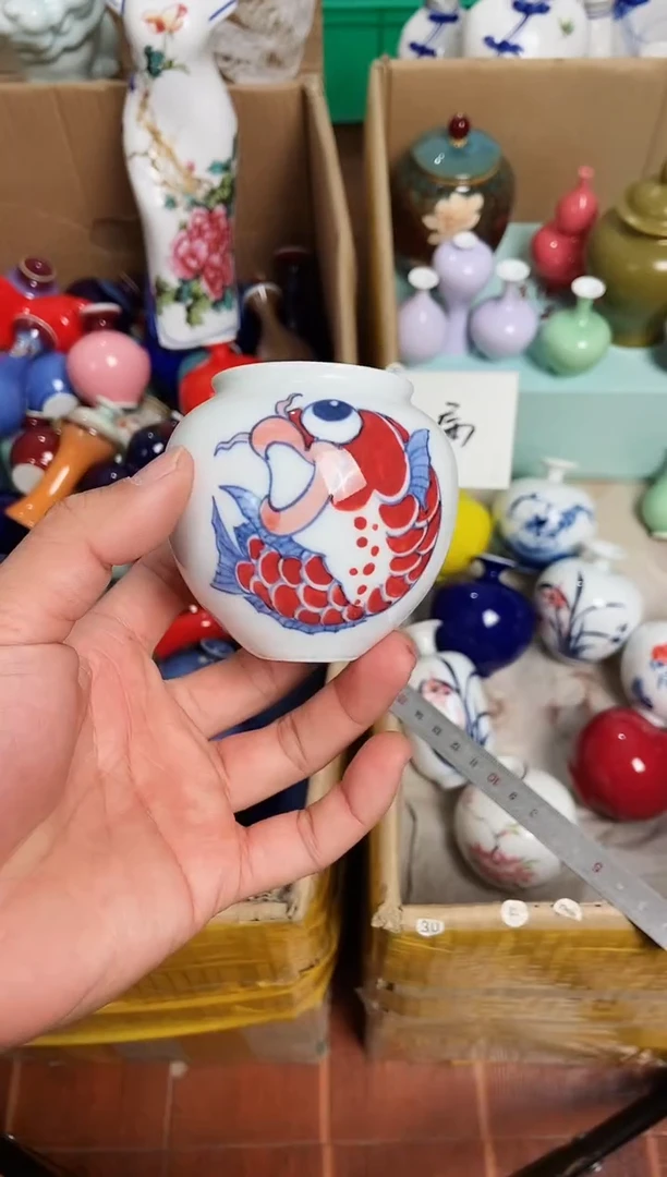 【闪购商品】摆件2.1晚景德镇手工陶瓷摆件