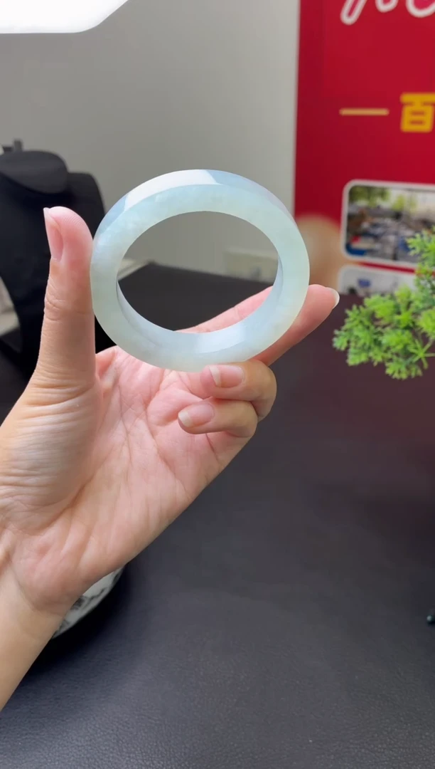 未镶嵌手镯定制翡翠手镯 53-54