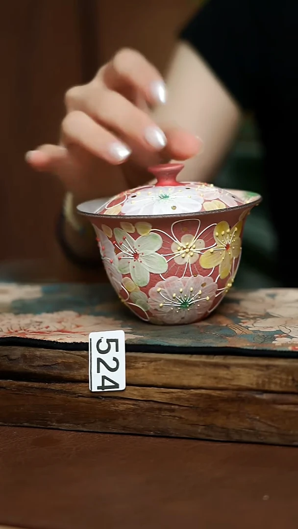 花满溪设计师 盖碗