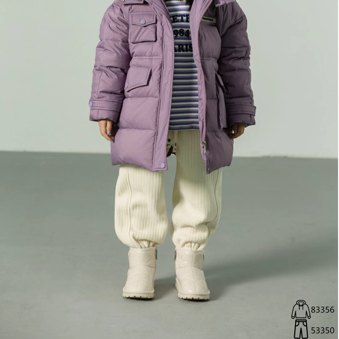 53350高端专享老林家天花板秋款针织长裤米色