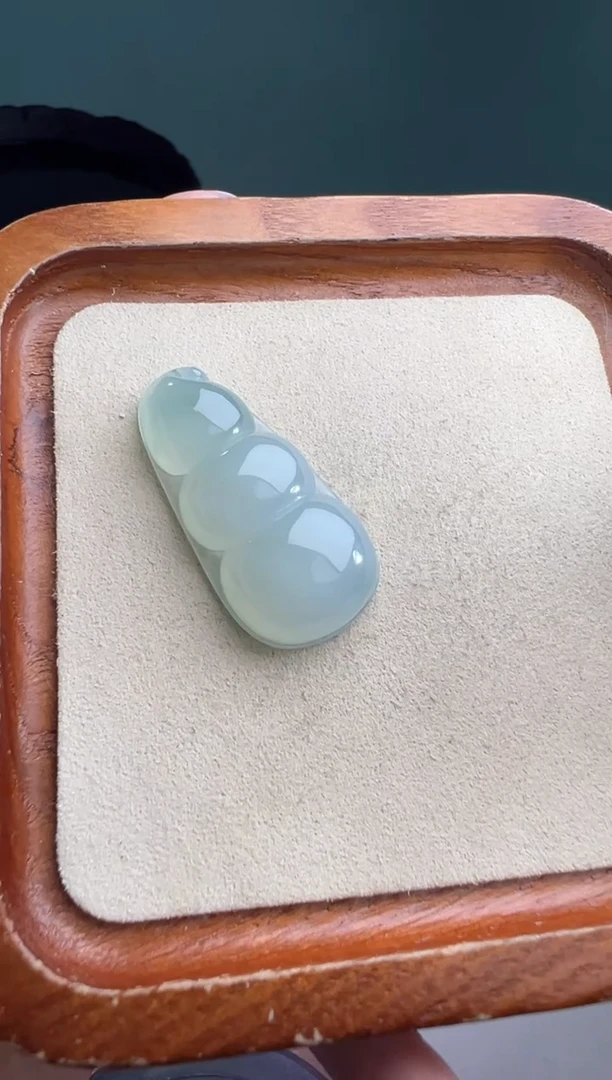 未镶嵌定制翡翠冰胶福豆
