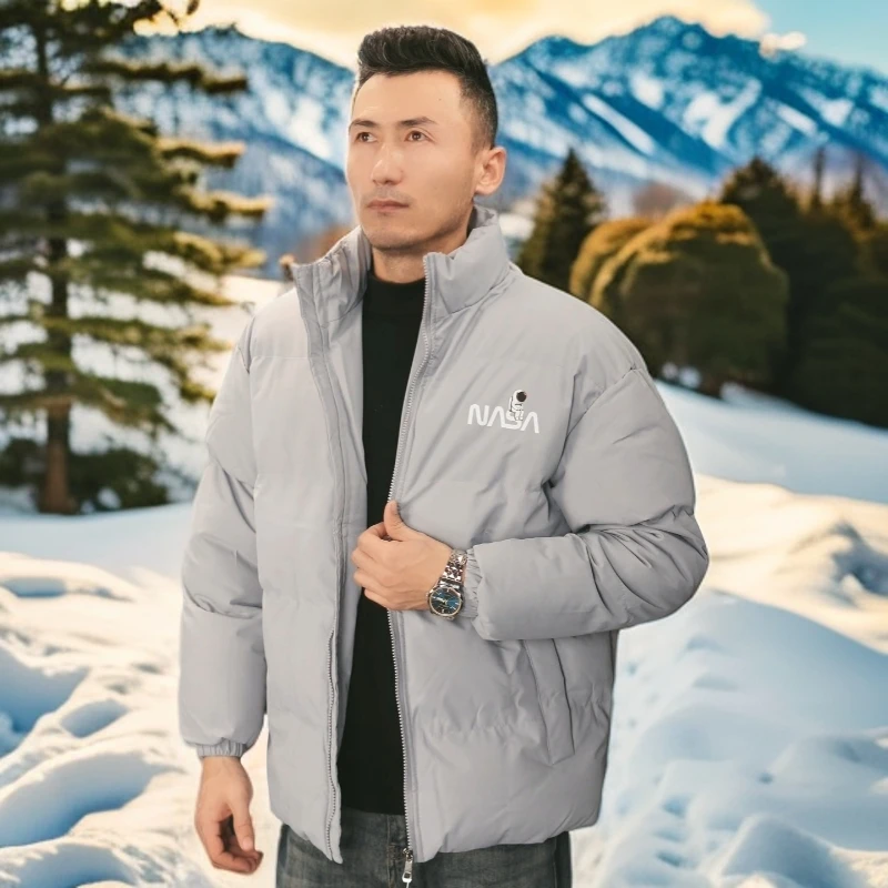 12外穿保暖休闲风情侣立领潮流外套大码男士男装