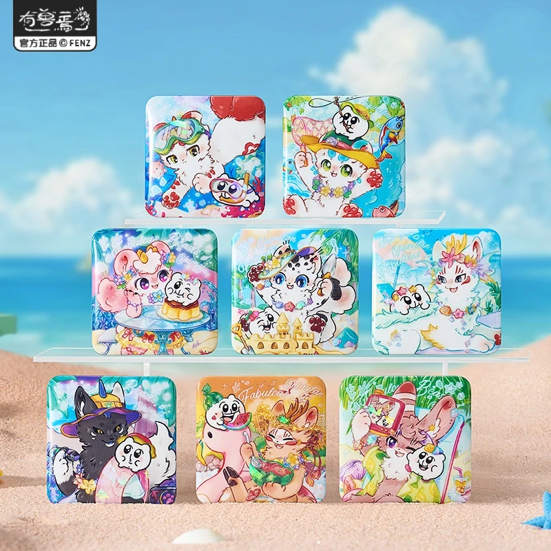 【咩咩】有兽焉×奇米蛋联名-福瑞乐园系列-徽章透卡色纸伪拍立得等