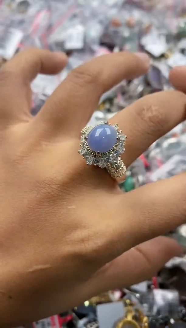 未镶嵌戒指翡翠444            3