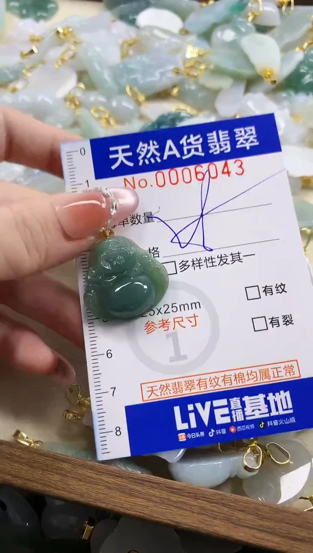 颈饰未镶嵌翡翠天然A货翡翠