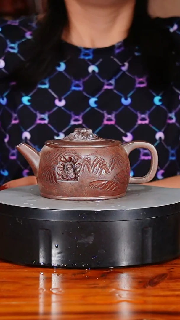 宜兴原矿紫砂壶茶壶350C