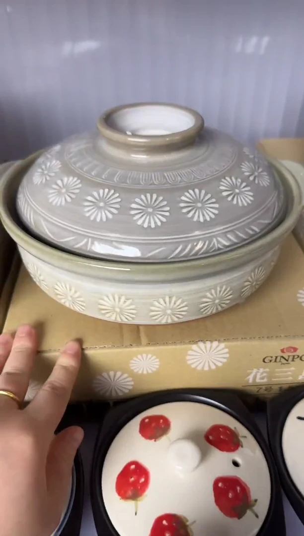 瓷片7号锅辰辰家的瓷器真好看