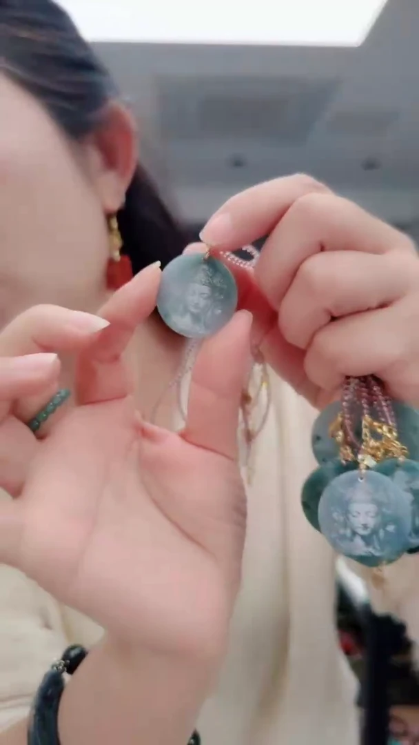 颈饰未镶嵌翡翠1032度母项链