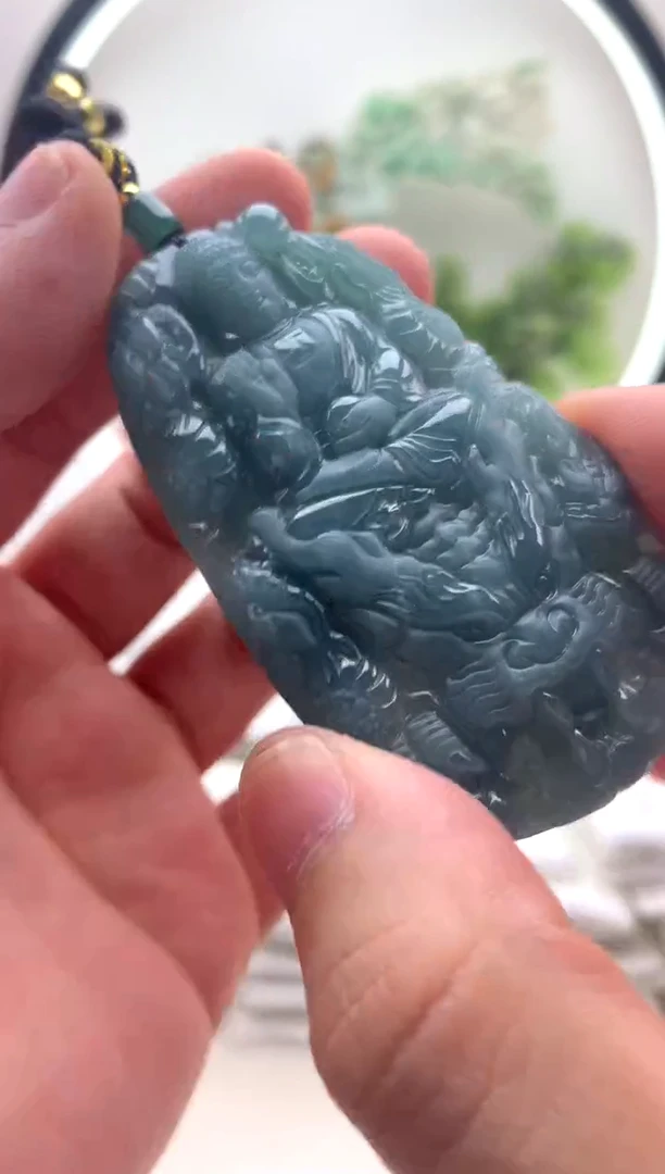 颈饰未镶嵌翡翠阿弥陀佛