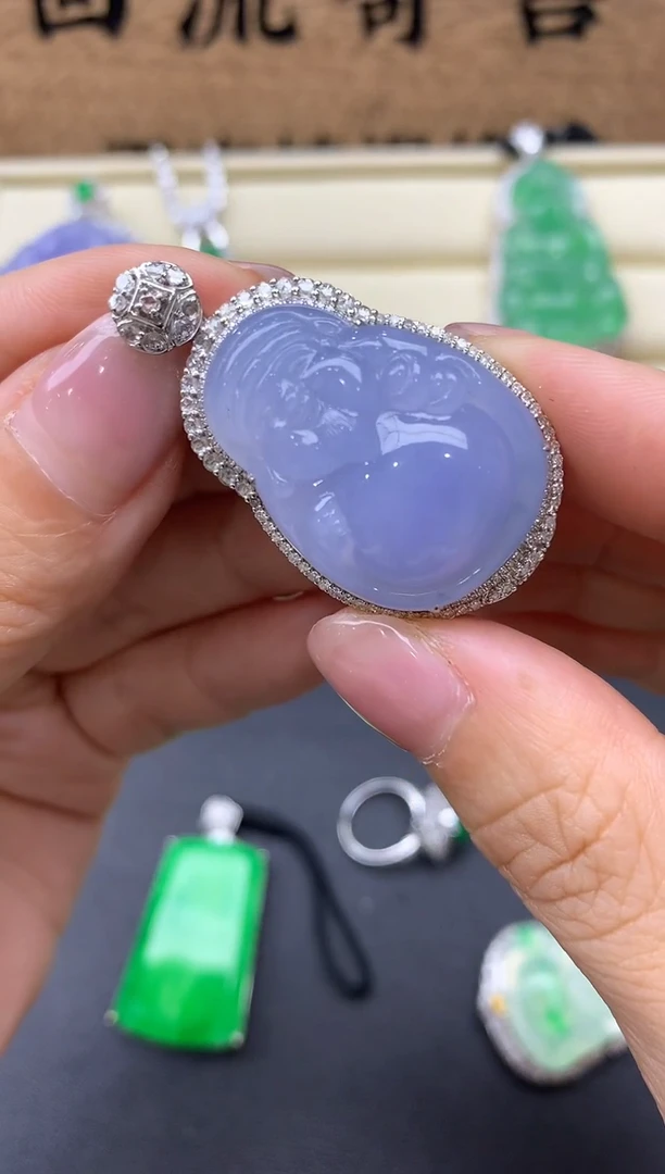 【闪购商品】翡翠颈饰18K金镶嵌486-中国好珍宝