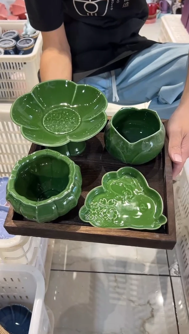 瓷片微瑕商品 介意勿拍 托盘