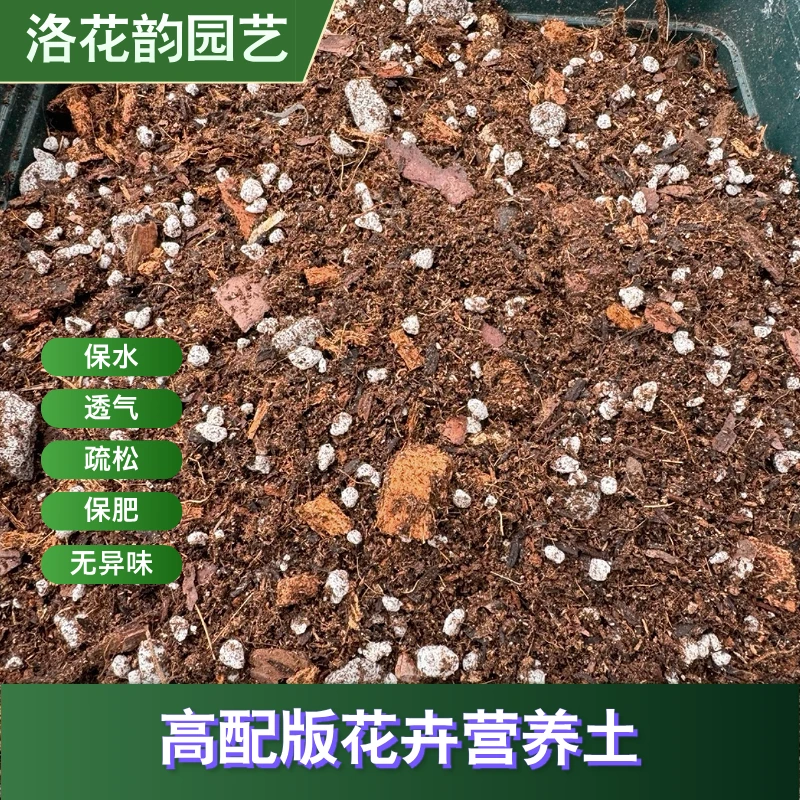 蛭石椰砖颗粒洛花韵玫瑰兰花月季营养土椰壳养花养花专用
