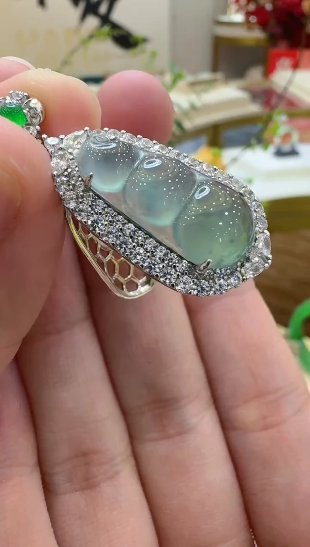 【闪购商品】翡翠吊坠(不含链)银S925镶嵌多样性团购发一件