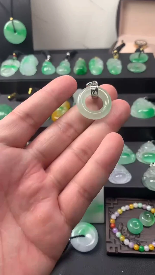 颈饰未镶嵌翡翠所见即所得，一图一物