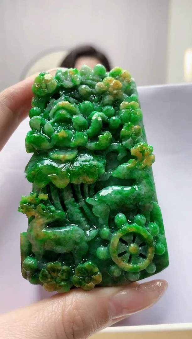 未镶嵌定制翡翠4829jw-毛货挂件173