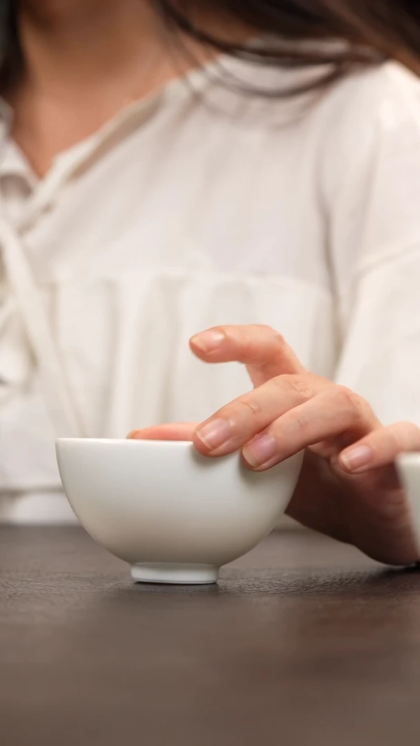 白胎手工大鸡心杯