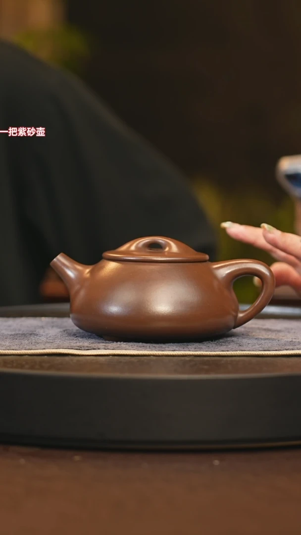 茶壶紫砂wxm 石瓢 紫泥 320+马雕塑