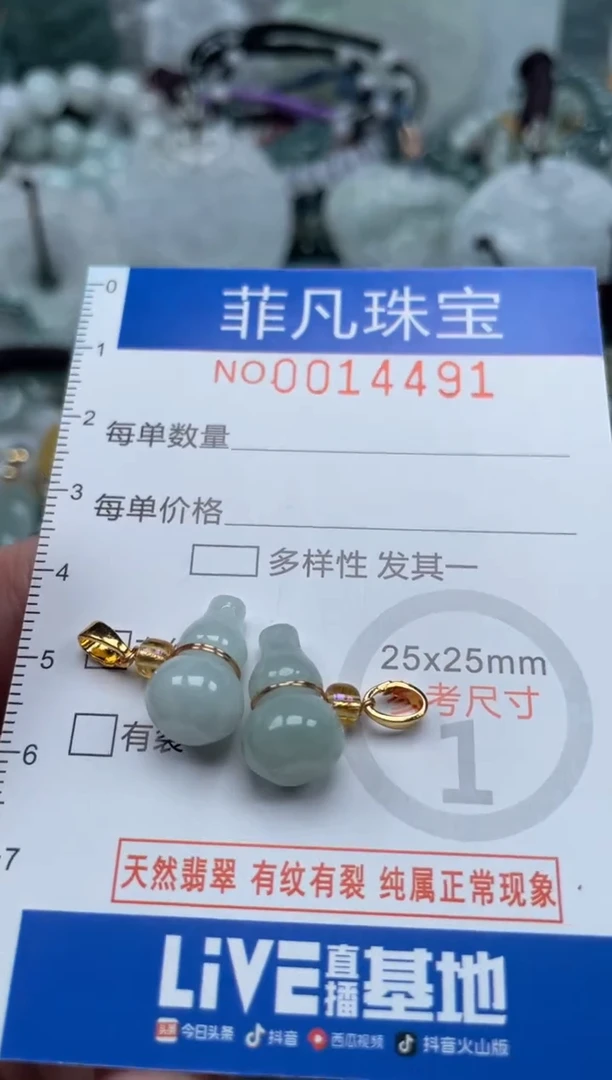 颈饰未镶嵌翡翠14491