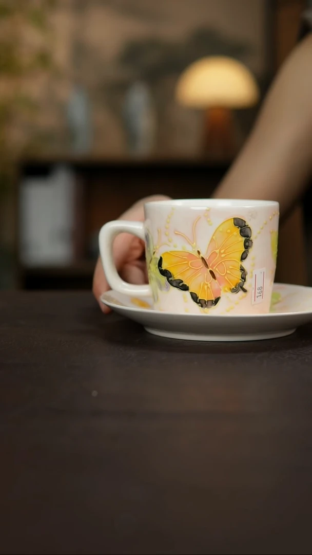 杯景德镇陶瓷杯碗柴烧多人