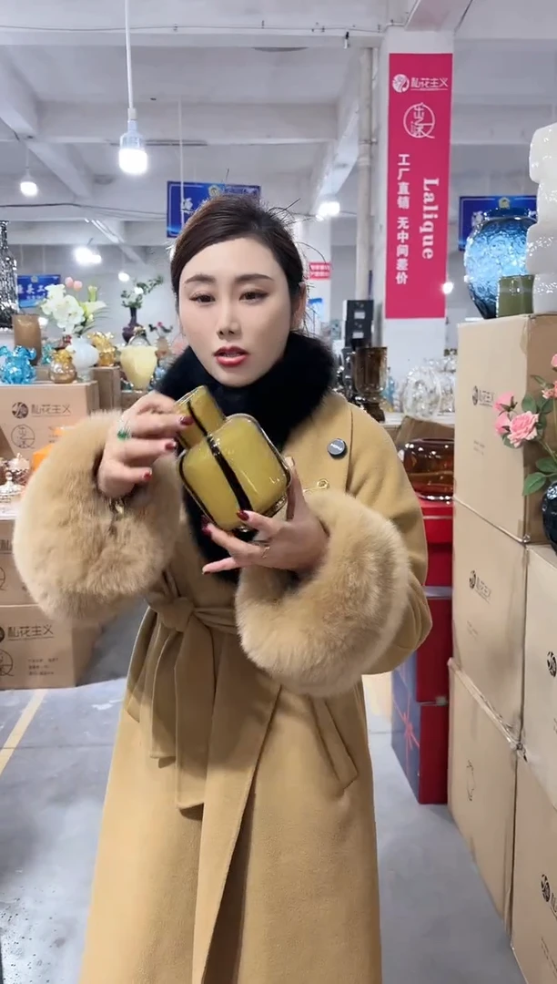 【闪购商品】玻璃私花贸易祁祁-微瑕--KRBQ1