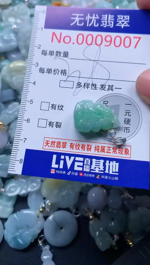 颈饰未镶嵌翡翠9007