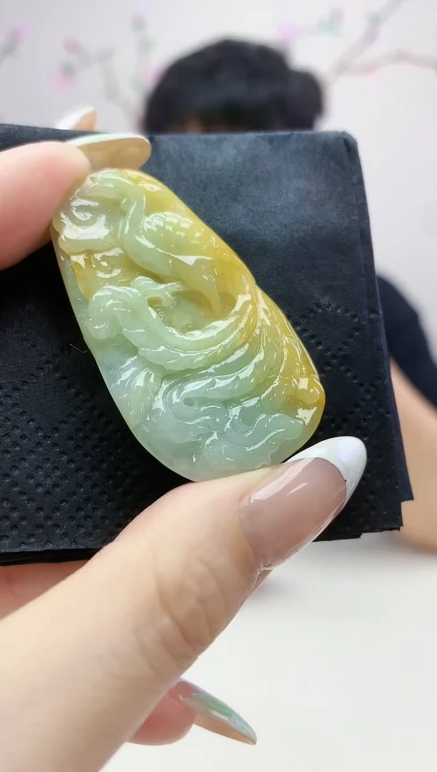 定制翡翠未镶嵌041ee-毛货凤凰12