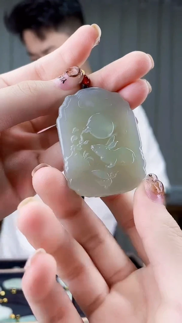 颈饰未镶嵌和田玉拍一发一，多样性发货