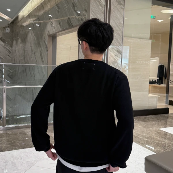 25秋冬 四角缝线 高级感 宽松 针织衫毛衣开衫外套