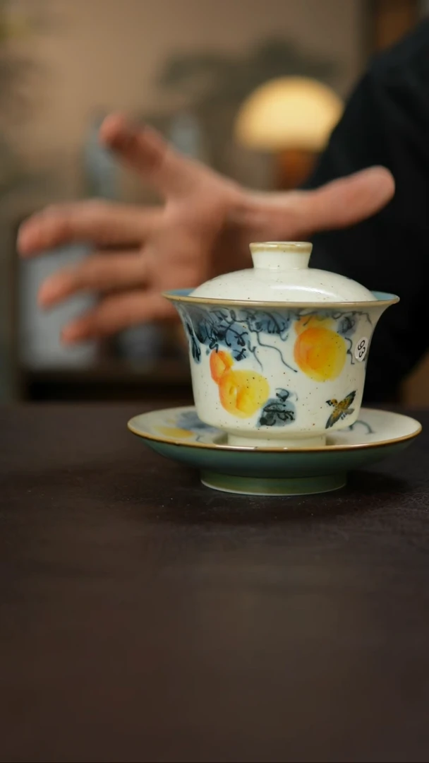 杯景德柴烧手作多人瑕疵