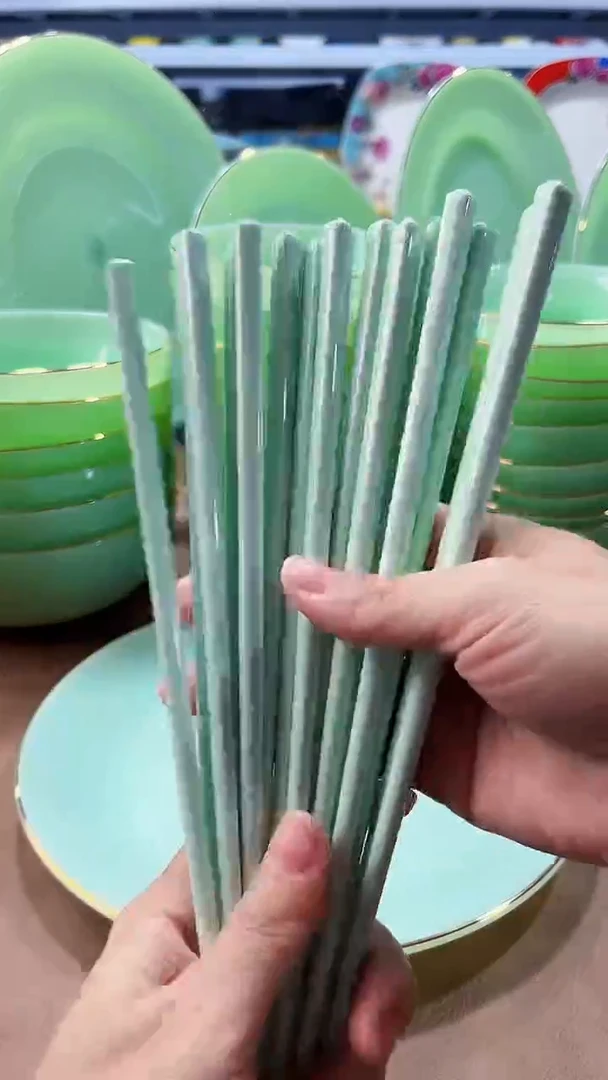 玉瓷筷子10双景德镇餐具