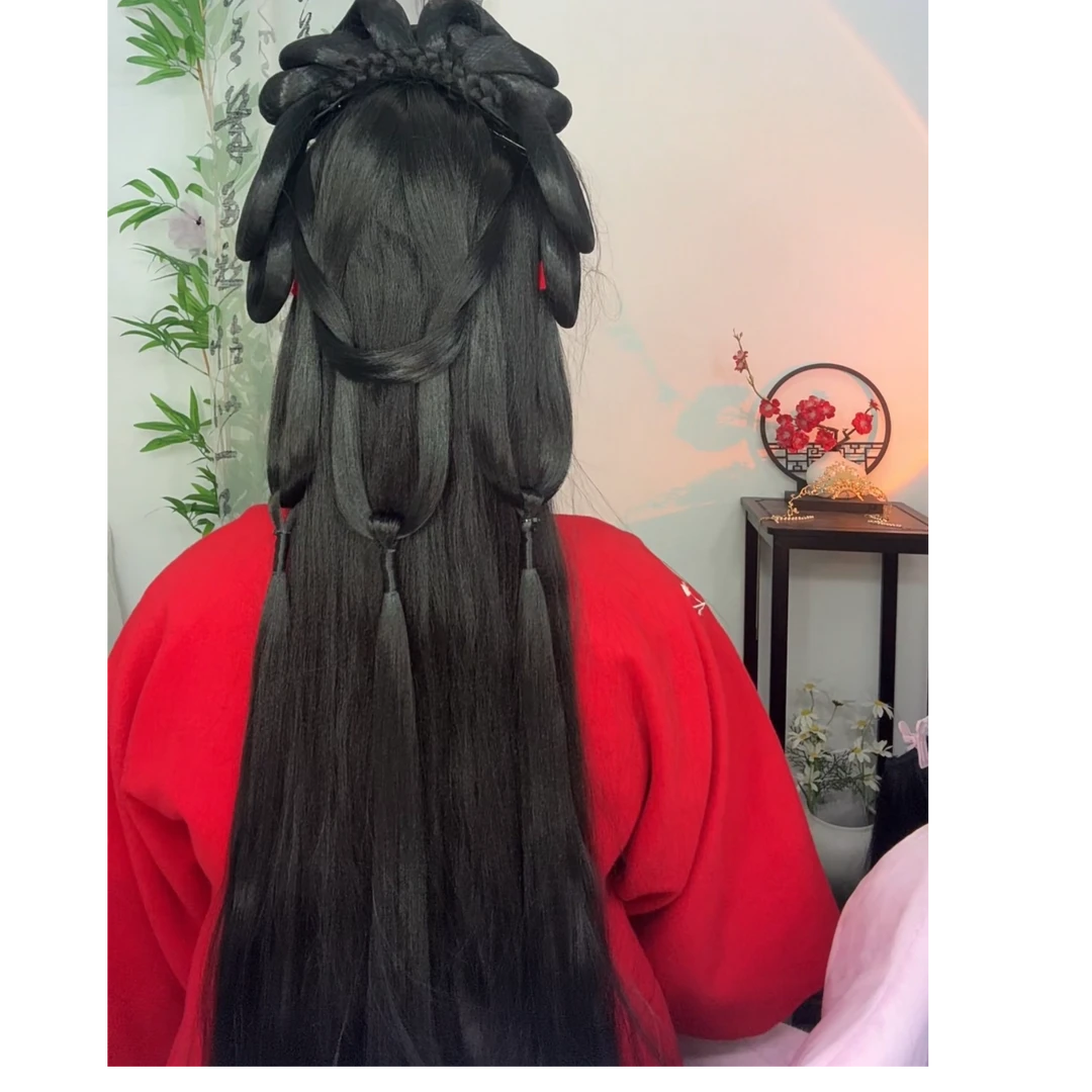 【战国袍发髻】古装汉服假发包