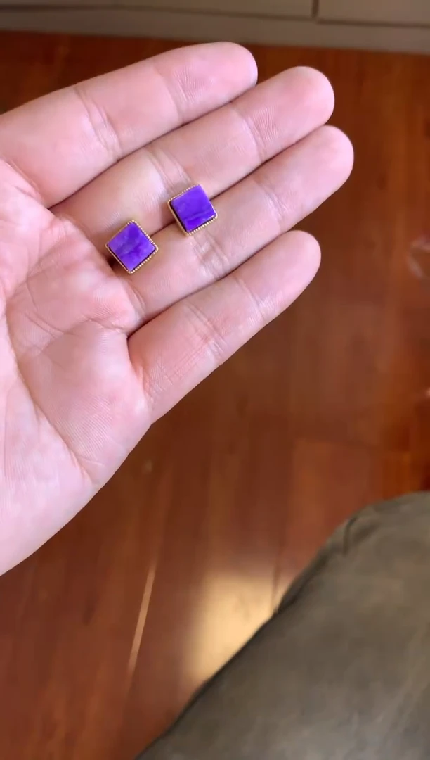 【闪购商品】苏纪石（舒俱来）耳饰银S925镶嵌舒俱来